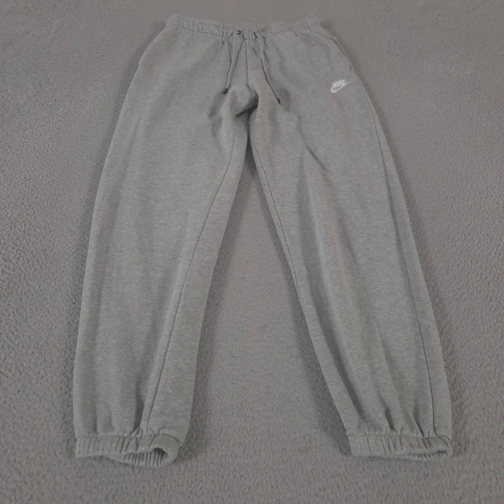 Nike Sweatpants Womens M Grey Sportswear Essential Jogger French Terry Fleece
